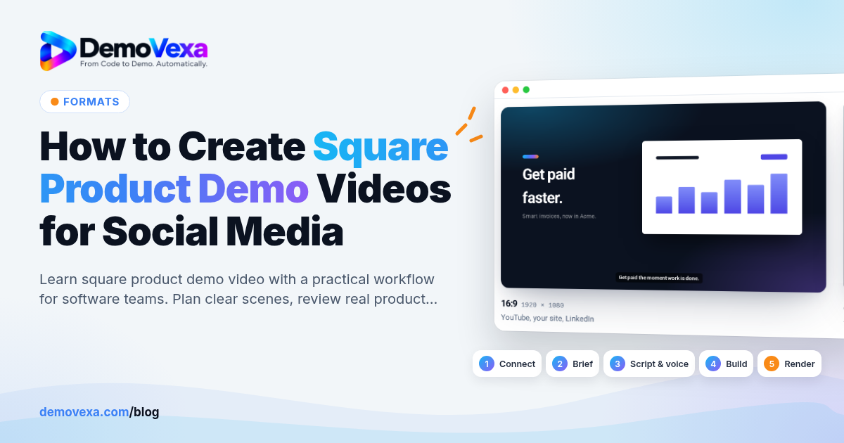 How to Create Square Product Demo Videos for Social Media